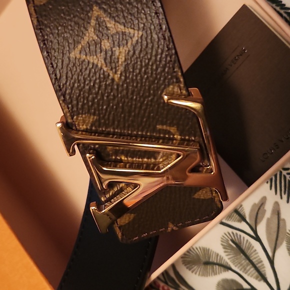 $600 Retail Auth Louis Vuitton Monogram Belt.80/32 AC5212 M0566 Made in Spain - Picture 10 of 16